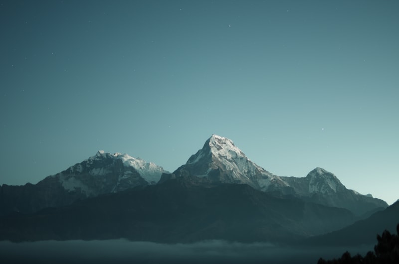 Merapi summit sunrise panorama